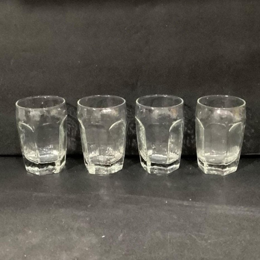 Libbey Chivalry Juice Glasses #2488, Set of 4, Textured Clear Tumbler, Drinkware - Picture 7 of 11